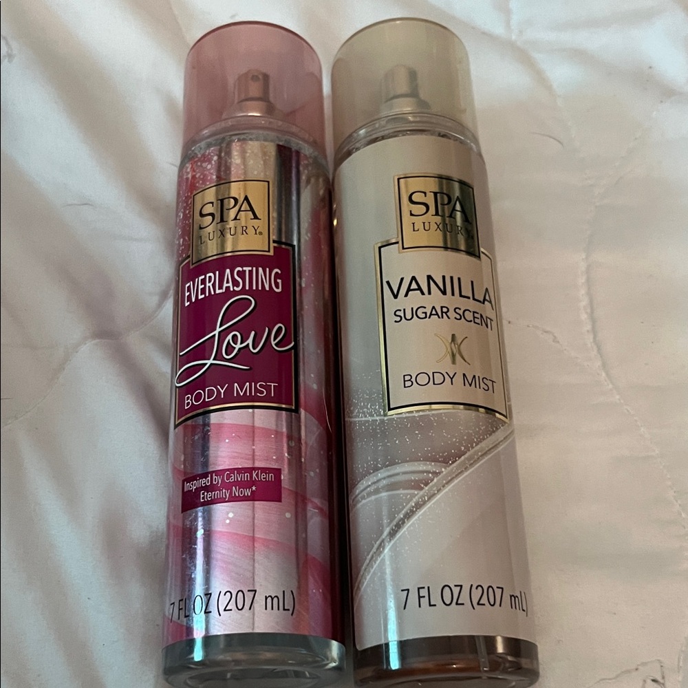 Everlasting Love and Vanilla Sugar Scent Body Mist Set